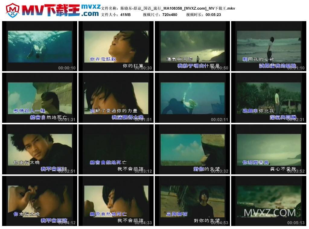 陈晓东-原谅_国语_流行_MA108358